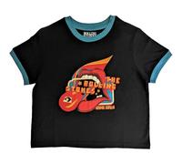 Rock Off officially licensed products The Rolling Stones Some Girls Lick Crop Top S