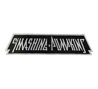 Rock Off officially licensed products The Smashing Pumpkins Text Logo Woven Patch One Size Black