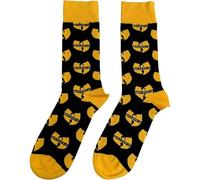 Rock Off officially licensed products Wu-Tang Clan Ankle Socken Logo Repeat Nue offiziell Herren Schwarz (UK SIZE 7 - One Size