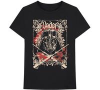 Rock Off Star Wars Unisex Tee: Vader Décor (size M)