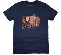 Rock Off Unisex T-Shirt: WandaVision Red Logo Cartoon (size S)