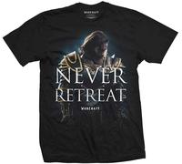 Rock Off World of Warcraft Unisex Tee: Never Retreat (size XXL)