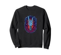 Rock On Skelett Hand Gitarre Geschenke Herren Graphic Tee Rock Band Sweatshirt