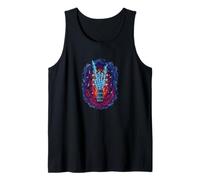 Rock On Skelett Hand Gitarre Geschenke Herren Graphic Tee Rock Band Tank Top