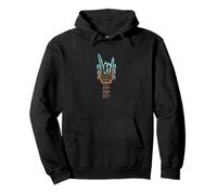 Rock On Skelett Hand Gitarre Tee Classic Rock Concert Band Pullover Hoodie