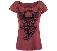 Rock Rebel by EMP All In The Mind T-Shirt bordeaux in L