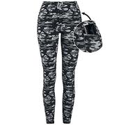 Rock Rebel by EMP Graue Camo-Leggings mit seitlichen Taschen Frauen Leggings grau XXL