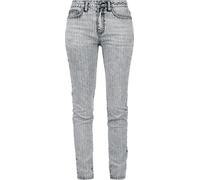 Rock Rebel by EMP Skarlett heavy washed Pinstripe Jeans schwarz in W28L32