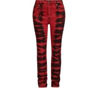 Rock Rebel by EMP Megan Jeans schwarz rot in W33L34