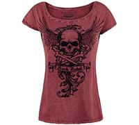 Rock Rebel by EMP All In The Mind T-Shirt bordeaux in XL