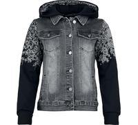 Rock Rebel by EMP Skulls & Details Jeansjacke schwarz in L