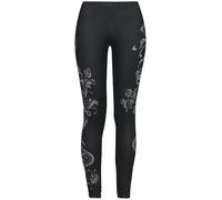 Rock Rebel by EMP Damen Schwarze Leggings mit Ornamenten XL