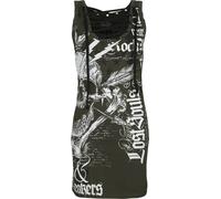 Rock Rebel by EMP Eyelet Dress with Patches Kurzes Kleid oliv in M