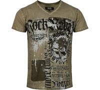 Rock Rebel by EMP Skulls & Details T-Shirt oliv in L
