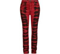 Rock Rebel by EMP Megan Jeans schwarz rot in W28L32