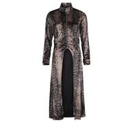 Rock Rebel by EMP Damen schwarz/brauner Mantel mit Allover Animal-Print S