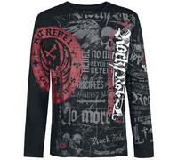 Rock Rebel by EMP Rock And Roll Dreams Come Through Langarmshirt schwarz in 3XL