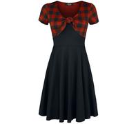 Rock Rebel by EMP Schluppen-Kleid mit Karomuster Rock Rebel Kurzes Kleid schwarz rot in M