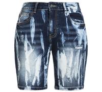 Rock Rebel by EMP Shorts mit starker Waschung Short blau in 27