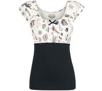 Rock Rebel by EMP Skinny Minnie T-Shirt schwarz in S