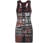 Rock Rebel by EMP Stay A Little Longer Kurzes Kleid braun in XL