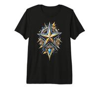 Rock Star Divine Diamond Gold Limitierte Auflage Premium T-Shirt