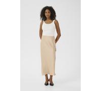 Midirock KAFFE "Rock KAmolly", Damen, Gr. 44, beige (feather grau cc), Obermaterial: 100% Polyester PES., Röcke (66387239-44) feather grau cc