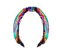 Rockahula Regenbogen Haarreif mit Pailletten
