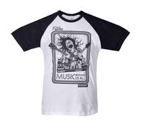 RockBoard Promo - Screamer Baseball T-Shirt White/Black - Size XL