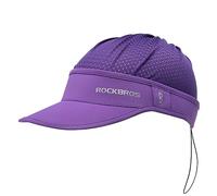 ROCKBROS Fahrradkappe Mütze Fahrrad Cycling Cap UV-Schutz UPF 50+ Sommer Leichte Atmungsaktive Verstellbare Pferdeschwanz Kappe Unisex für Outdoor Sports Radfahren Laufen Angeln Damen & Herren Lila