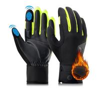 ROCKBROS Winterhandschuhe, Fahrrad Handschuhe Winter Touchscreen Thermohandschuh, Laufhandschuhe Winddichte rutschfest Skihandschuhe Herren Damen Outdoor Thermo Handschuhe
