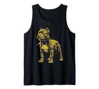 Rocker Pitbull Punk Metal Rock 'n' Roll Music Dog Tank Top