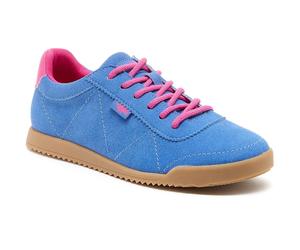Rocket Dog Bertie Pella Textil Damen Blaue Sneakers EU 38 / UK 5