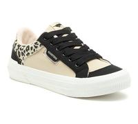 Rocket Dog Cheery Blocked Damen Sneakers aus Baumwolle in Schwarz/Natur EU 36 / UK 3