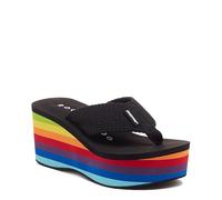 Rocket Dog Damen CrushFlip-Flop, Schwarz multi, 39 EU