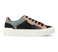 Rocket Dog Cheery Comfort Plüschschaum-Sneaker für Damen, Cheery Black Blocked PU, 38 EU