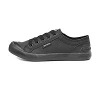 Rocket Dog Damen Jazzin Canvas Schuhe Segeltuch Schnürung Schwarz/Schwarz 39 EU