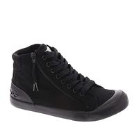 Rocket Dog Damen Jazzin Sneaker High Skate-Schuh, Black/Black Foxing, 38.5 EU