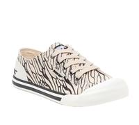 Rocket Dog - Damen Sneaker "Jazzin Wales" (Schwarz/Weiß) EU 36 / UK 3