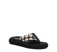 Rocket Dog Damen Spotlight Comfort Foam Flip Flop, Black floral, 37 EU