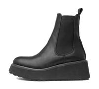 Rocket Dog Heyday Damen Chelsea Boots PU Flach Schwarz - EU 39