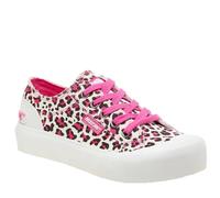 Rocket Dog Jazzin Plus Monroe Damen Sneaker aus Baumwolle in leuchtendem Pink EU 39/UK 6