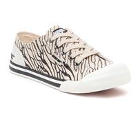 Rocket Dog Damen Jazzin Sneaker, Ecru Black, 40 EU