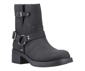 Rocket Dog - "Nino" Biker Stiefel für Damen, Knöchelhoch (Schwarz) EU 38 / UK 5