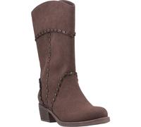 Rocket Dog Rowdy Kunstleder Damen Dunkelbraune Stiefeletten Mit Absatz Bis Zur Mitte Der Wade EU 40,5 / UK 7