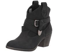 Rocket Dog Satire-Knöchelstiefel für Damen mit Pull-Up-Schlaufen, Schwarz, 37.5 EU