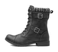 Rocket Dog Women's Billie Combat Boots, Schwarz, 37 EU
