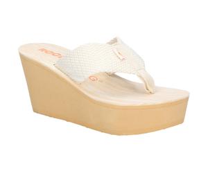 Rocket Dog Womens Diver Webbing Slip On Wedge Flip Flops EU 36 / UK 3