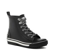 Rocket Dog Women's Rainy Rubber Rain Boot, Black, 6.5 M US
