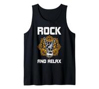 Rockfan ROCK AND RELAX Yogi Lustiges Musik Yoga Tank Top